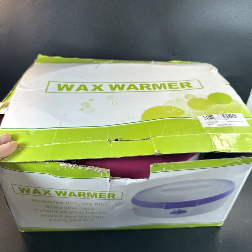 Paraffin Wax Bath Ejiubas Quick-Heat Moisturizing Hand & Feet-Pink Wax/Mit NIB